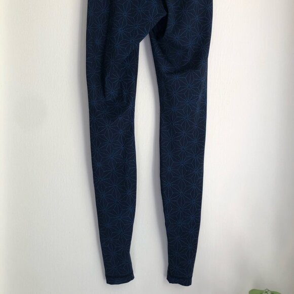 Lululemon size 4 Blue Star Roll Down Wunder Under Full Length Leggings - Picture 8 of 8